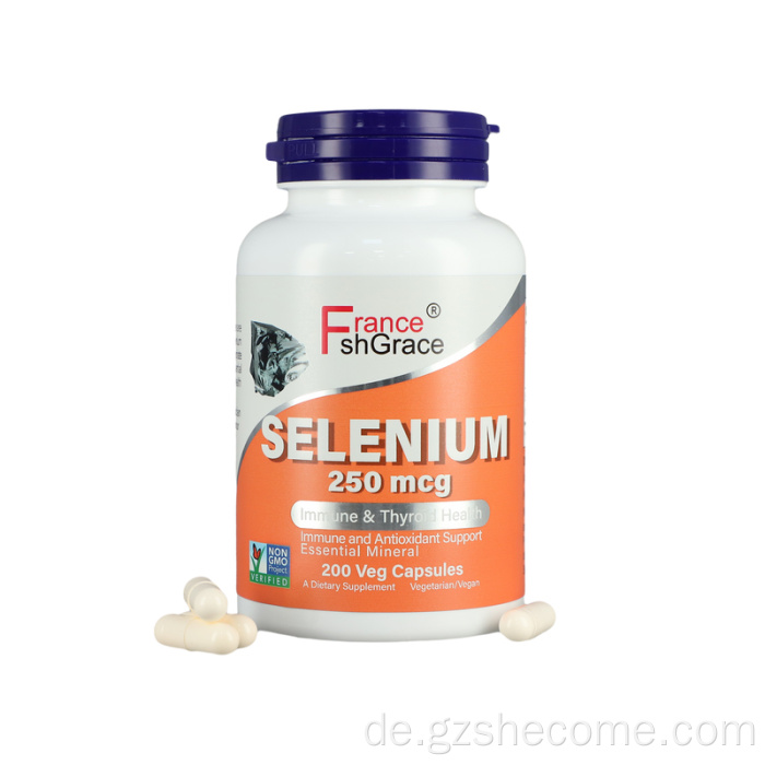 Selenkapseln L Selenomethionin -Mineralergänzung